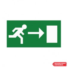 pictogram vluchtweg rechts tbv armatuur